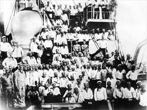 Crew of cruiser ochakov joined the revolution in the fall of 1905, they rejected an ultimatum, exchanged shots with the sevastopol fortress and abandoned ship only when it was a mass of flames.