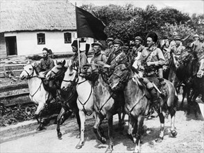 First cavalry army under the command of semyon budonny (budenny), civil war period, russia, 1919-1922.