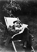 Vladimir lenin in 1922, after his stroke.