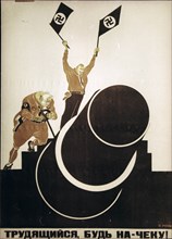 Anti-nazi political poster.