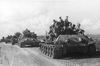 South of orel, soviet tankborne detachment in july, 1943.