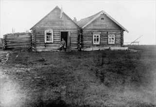 The house in the village of kurejka (1939) in the turukhansk district of the krasnoyarsk territory, where joseph stalin lived during the years of his exile by the tsarist government 1913 - 1917.