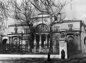 Spasso house, the residence of the us ambassador to the soviet union, walter b, smith, in moscow, ussr, late 1940s.
