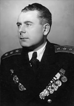 Admiral arseni grigoryevich golovko, commander of the northern fleet, soviet navy, world war 2.