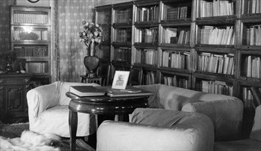 Sergei mironovich kirov, the study of kirov's apartment in leningrad, ussr, 1939.
