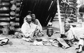 Bashkirs in bashkiria, 1914.