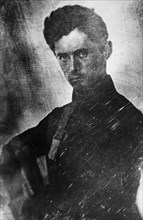 Sandor petofi, hungarian poet and revolutionary (1823-1849), restored daguerrotype.