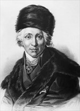 Gavril romanovich derzhavin (1743-1816), famous russian poet and patriot.