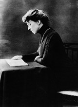 Alexandra kollontai, revolutionary and stateswoman (1872 - 1952) in 1910.