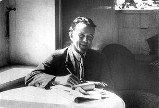 American revolutionary writer and reporter john reed in moscow, ussr, around 1920.