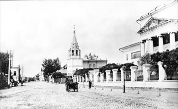 Bolshaya nikitskaya street (nowadays, herzen street) at the beginning of 20th century.