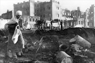 Stalingrad/devastation during world war two.