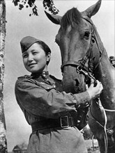 World war 2, former dancer asipa ismailova, is now a horse rider with the panfilov division, she and her horse have carried many wounded men from battlefields to hospitals.