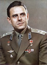 Cosmonaut vladimir komarov who died in soyuz i, 1967.
