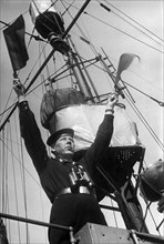 Order bearer p, kultyshev, a signalman of the soviet pacific fleet, is one of the first in military and political studies, april 1938.