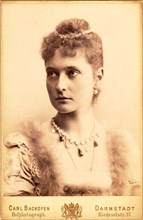 Russian empress alexandra fyodorovna, 1892.