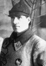 Georgy zhukov, the commander of the 39th buzuluk cavalry regiment, 7th cavalry division samara in 1923.