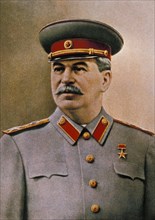 Portrait of joseph stalin (1879 - 1953).