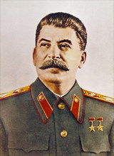 Portrait of joseph stalin (1879 - 1953).