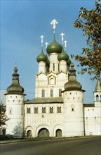 Church of st, john the apostle in the rostov kremlin in rostov the great, yaroslavl region of russia.