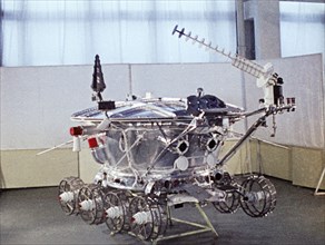 The soviet moon rover, lunokhod 1, luna 17 mission, 1970.