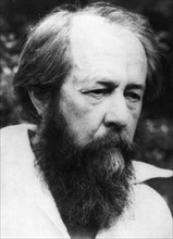 Soviet dissident writer alexander solzhenitsyn, 1970s.