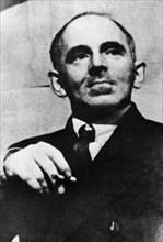 Osip mandelshtam (mandelstam), russian poet, died in a corrective labor camp in the late 1930s, photo taken in 1935.