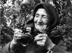 98 year old resident of kishlak (village) of nanai, uzbek ssr, tahtajon mirsoatova, january 1992.