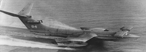 The caspian sea monster, experimental ekranoplane/wig ship, tested 1966-1978, ussr.