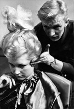 Master hairdressing competition, moscow, ussr, 1964.
