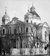 Church of st, peter and st, paul, vilnius, lithuania, 1967.