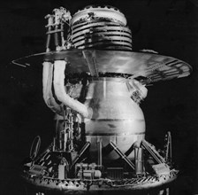The descent module of the soviet space probe venera 13, 1982.