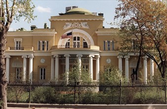 Spasso house, the residence of the us ambassador to the soviet union, jack f, matlock, in moscow, ussr, 1988.