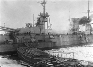 Kronstadt, the civil war, the kronstadt rebellion, the uprising of the battleship 'petropavlovsk' and battleship 'sevastopol' sailors was the cause of the kronstadt rebellion, 1921.