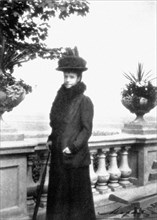 Dowager empress maria fyodorovna in crimea, 1924.