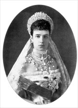 Empress maria feodorovna of russia, born princess dagmar of schleswig-holstein-sonderburg-gluecksburg, 1881.