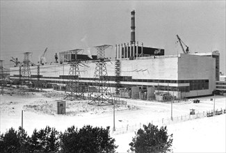 Kiev region, ukrainian ssr, ussr, the chernobyl nuclear power plant, february 1, 1979.