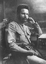 Mikhail frunze (1885-1925), russian revolutionary and soldier, commander of the turkestan front in 1919 (russian civil war) ,the central red army museum.