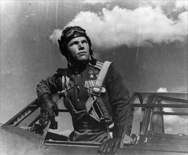 Ivan kozjedub, famous world war 2 soviet pilot.