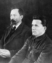 Ussr, felix dzerzhinsky (left) and sergei kirov, 1926.