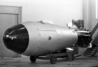 The most powerful thermonuclear air bomb tested in 1961 at ranging field on novaya zemlya, russian nuclear experts call this bomb 'kuzkina mat' nikita khrushchev's threat, in memory of famous address ...