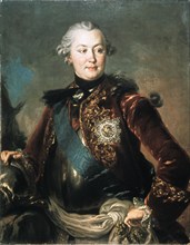 Portrait of count grigory orlov (1734 - 1783), oil painting by stefano torelli.