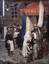 Kars is taken', 1878, oil on canvas, painting by victor vasnetsov.