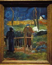 Good day, mr, gauguin' by paul gauguin in the pushkin museum in moscow, russia.