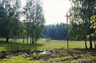 Yekaterinburg (formerly sverdlovsk) where the alleged romanov remains were found, 1992.