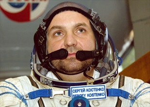 Moscow region, russia, september 9, 2005, member of the backup crew of the iss 12th expedition, russian cosmonaut sergei kostenko.
