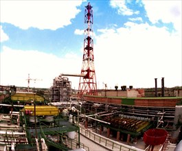 Manufacture of diesel fuel that meets world standards in 'irskneftorgsintez' plant, after reconstruction, orenburg region, russia, 1999.