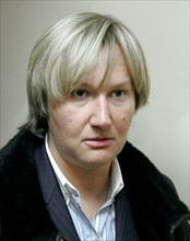 Former president of the russian equestrian federation, elena baturina, wife of moscow mayor yuri luzhkov, seen following the electoral conference, january 2005.