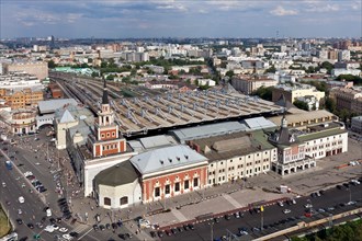 Moscow, russia, july 31, 2011, kazansky rail terminal.