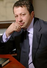St, petersburg, russia, zakhar smushkin, chairman of the board of directors of ilim pulp enterprise, a wood company.